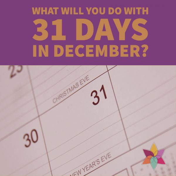 what-will-you-do-with-31-days-in-december-ithrive31